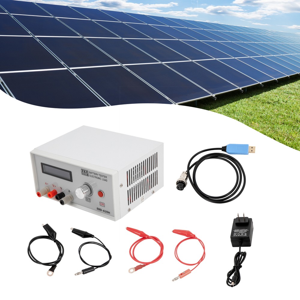 200W Battery Capacity Tester Electronic Load Battery Discharge Tester 30V 20A