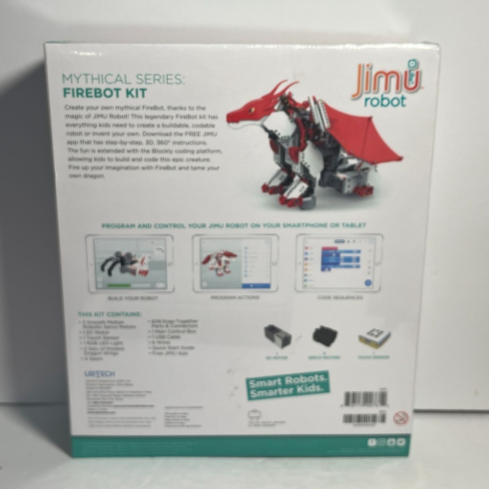 Jimu Robot Mythical Series FireBot Kit Interactive Coding Building Set