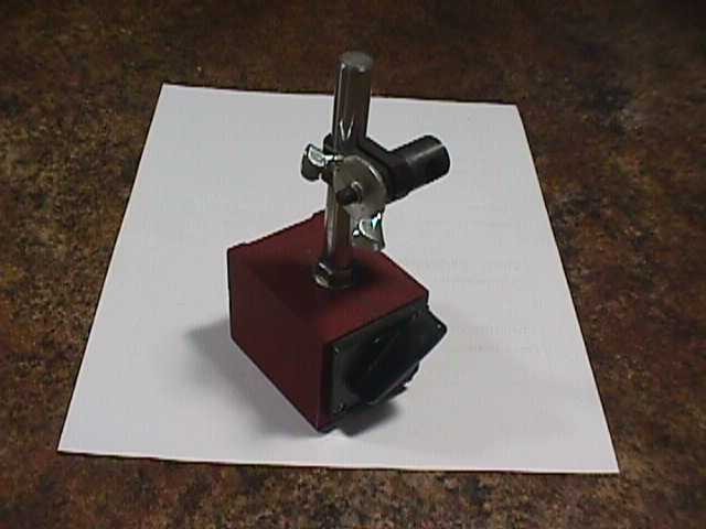 Magnetic base for dial indicators # 1