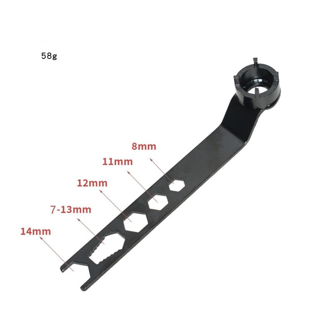 4 Claw Angle Grinder Wrench Removal Multifunctional Garage Lock Nut Spanner