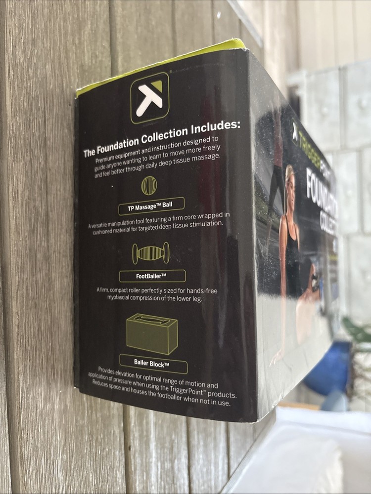 TriggerPoint Foundation Kit, Workout Recovery Tools, Leg Roller, New