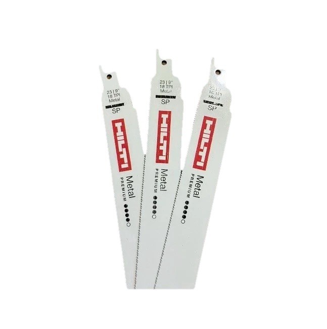 50 Pack Reciprocating Saw Blades 9” 18 TPI HILTI For All Standard Sawzalls