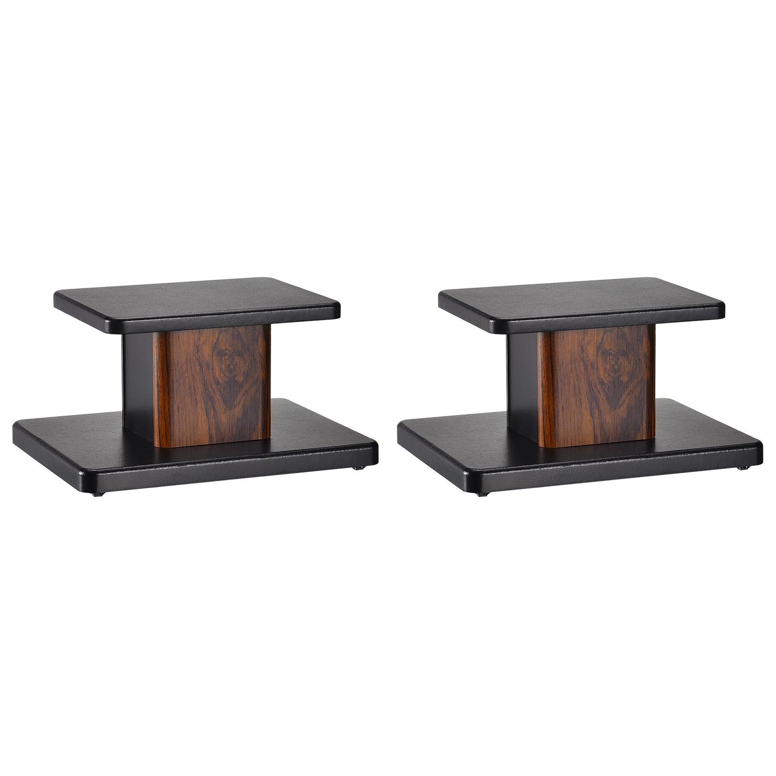 2 x Wood Speaker Stands 5.9 Inch (15cm) Speaker Stand Hollowed Stands