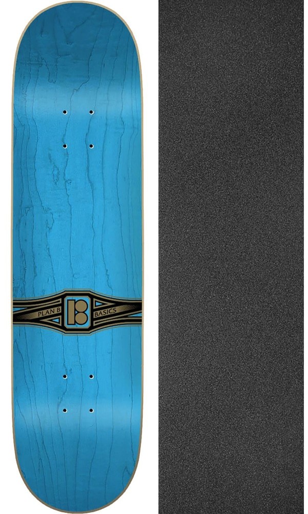 Plan B Skateboards Basics 7.87" Skateboard Deck + griptape