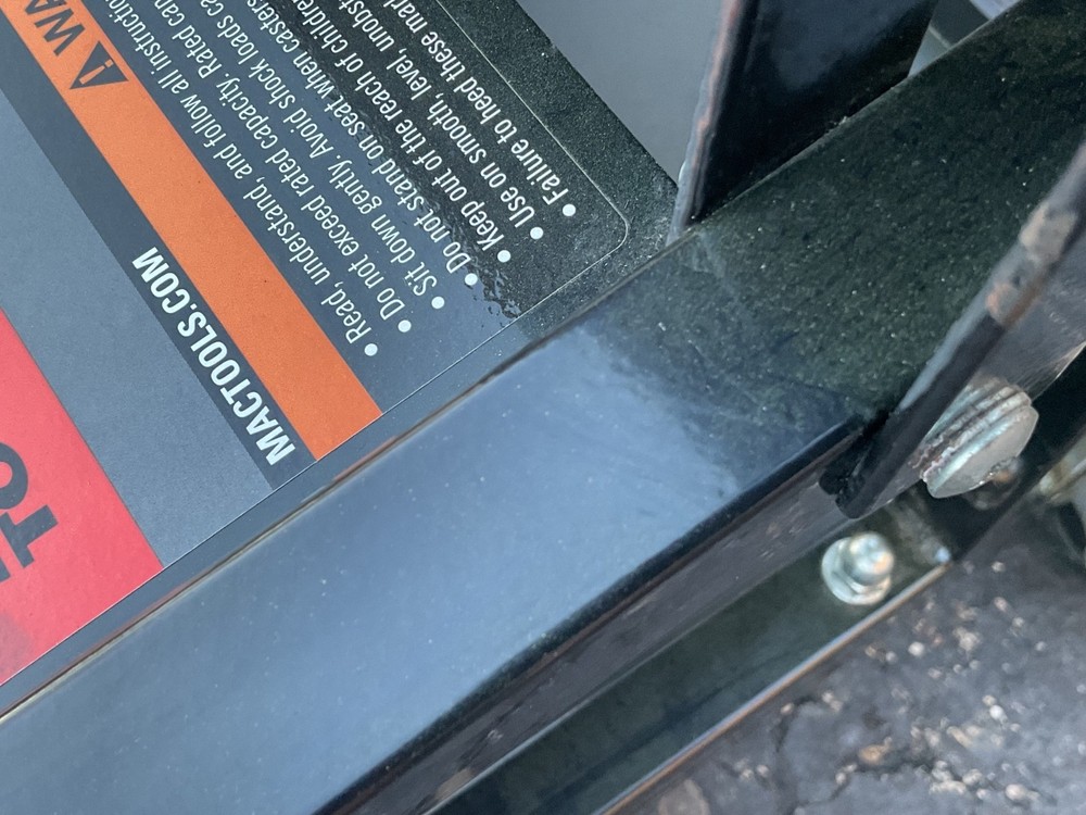 MAC Tools CRS350 Workshop Seat / Stool Combo !LOOK!