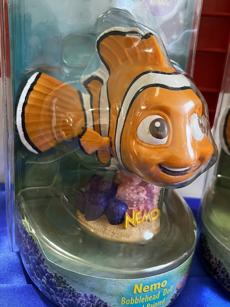 2-Disney Pixar Finding Nemo, Nemo Bubblehead's Bobble Dobbles, New