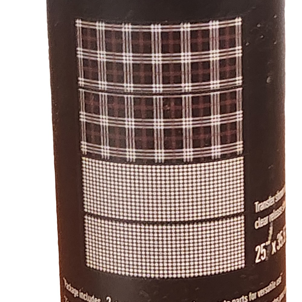"Gingham Black" Prima Re-design Decor Transfer  23.2 X 15.5 Clear Release Sheet