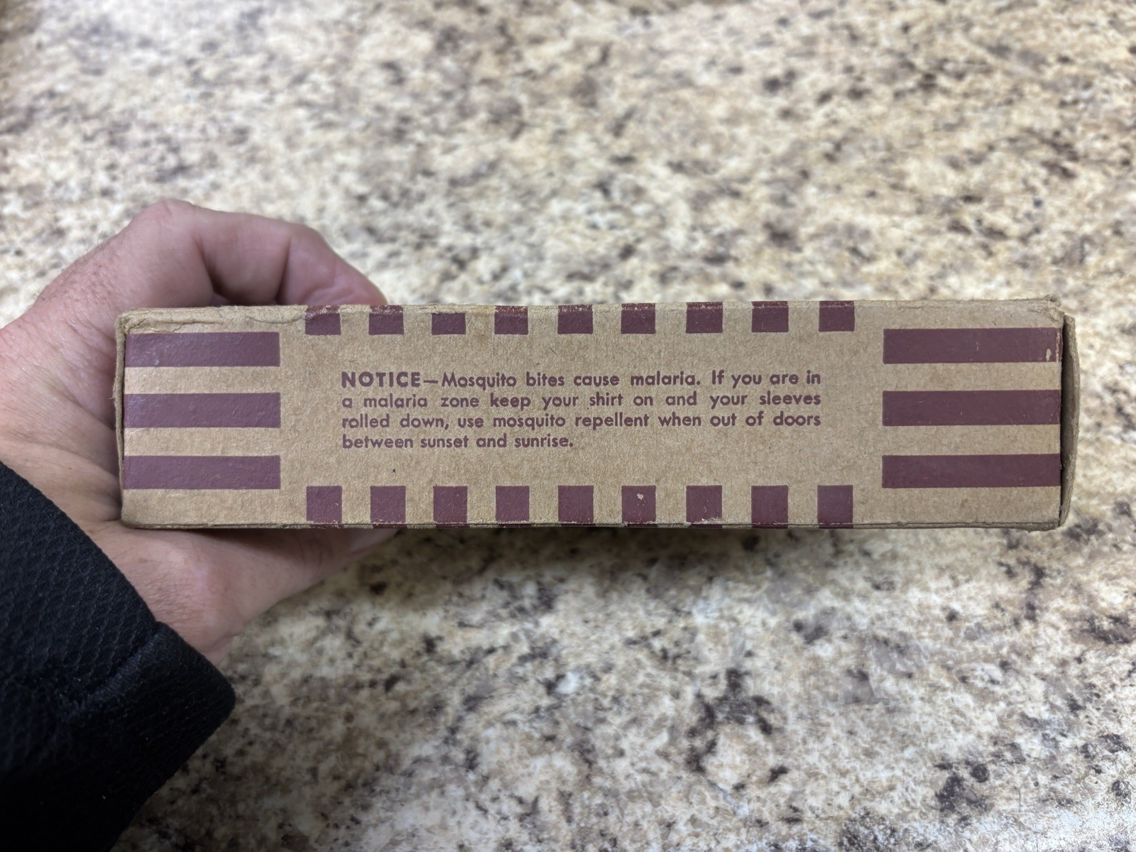 Vintage WW2 US Army Field Ration K Breakfast Unit Sealed Doughboy K Ration.