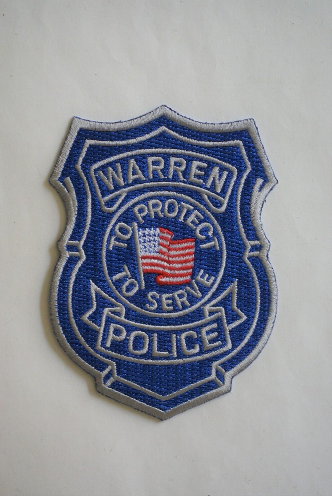 Warren Police patch, Michigan