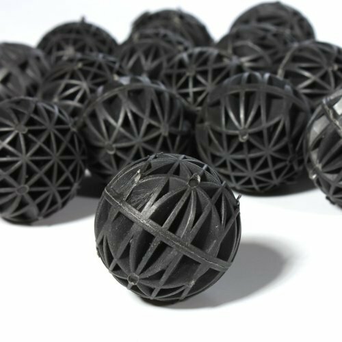 100 pcs 1" Bio Balls Aquarium Fish Reef Pond Media Filter FREE Media Bag.