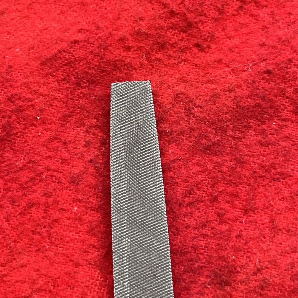 7" FLAT BASTARD HAND FILE TOOL WITH PERMANENT HANDLE (t56)