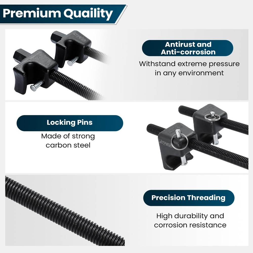 Macpherson Strut Spring Compressor 2pc Heavy Duty Coil Spring Compressor Strut