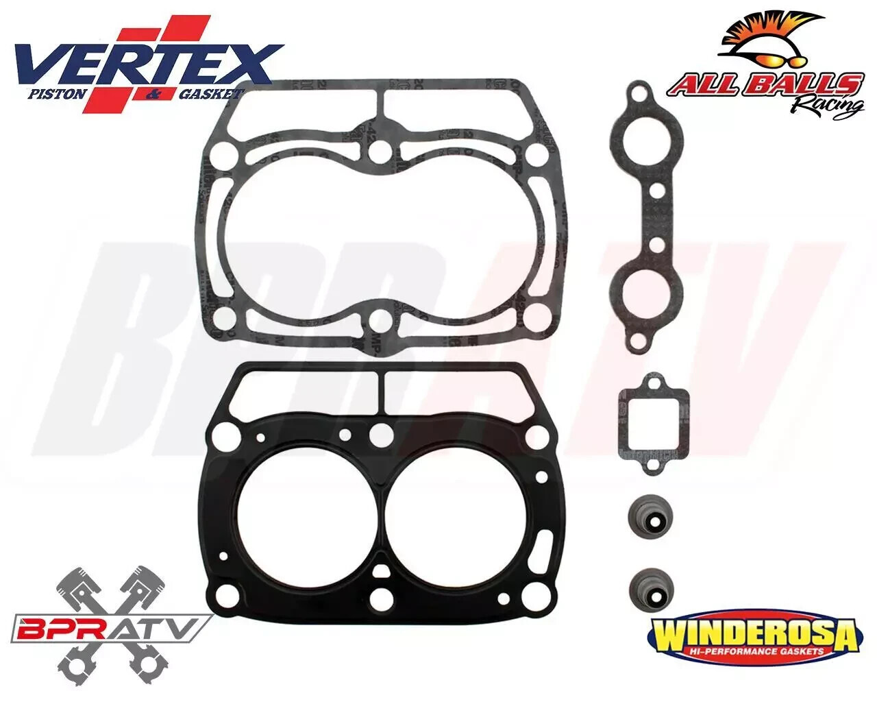 Polaris Ranger RZR Sportsman 800 Top End Rebuild Kit Cylinder Piston Gaskets 🔧