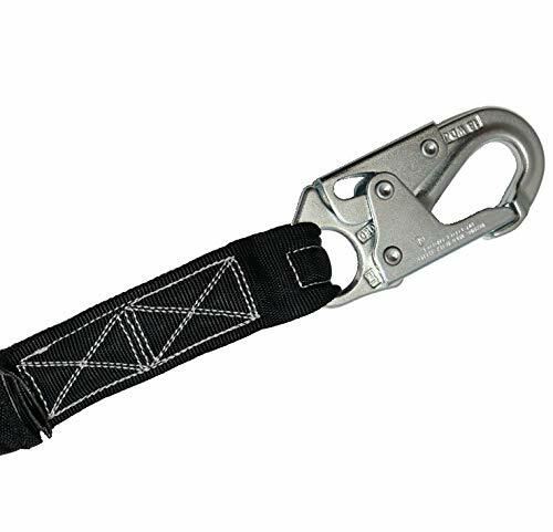 Fall Protection Safety Harness Lanyard Construction Roofing Combo Kit ANSI OSHA