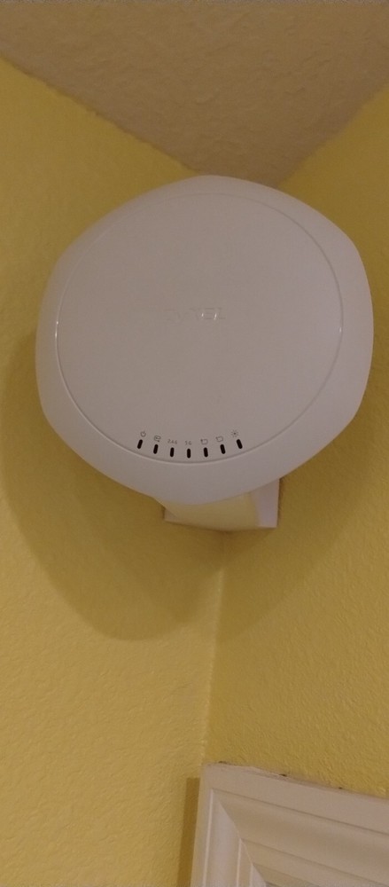 Access Point inside corner mount facing front view