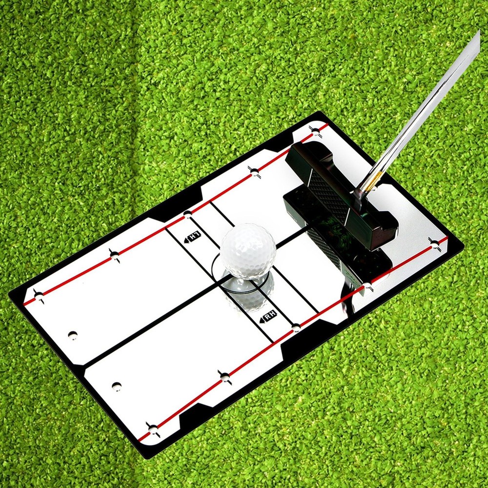 Golf Putting Alignment Mirror Golf Swing Golf Putter Line Position Correction