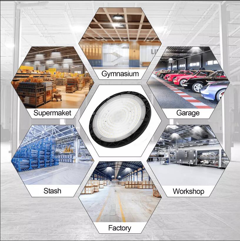100W UFO Led High Bay Light Industrial Commercial Factory Warehouse Shop 6000K