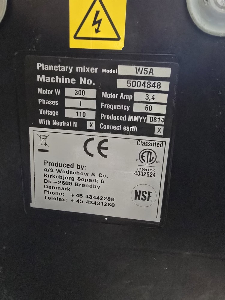 Planetary Mixer 5wa