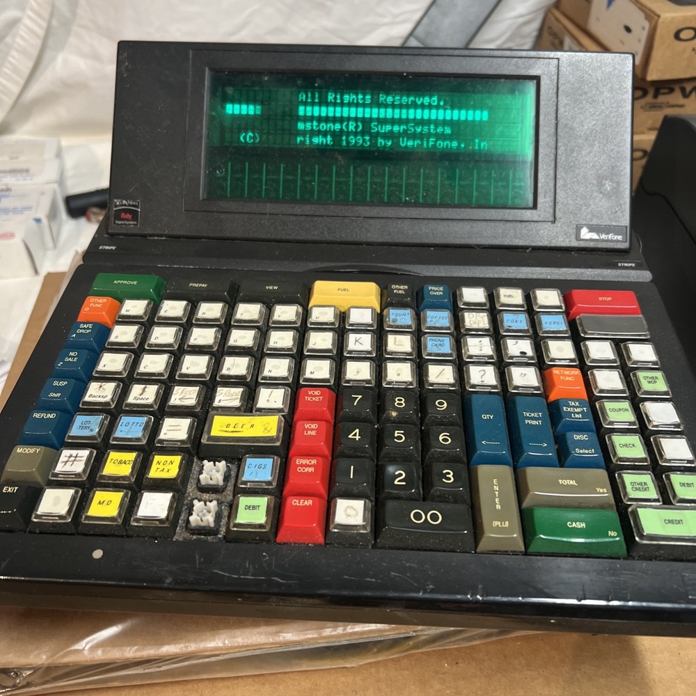 Verifone Gemstone Ruby Super System Computer RU II Model P040 03 530 NOT TESTED