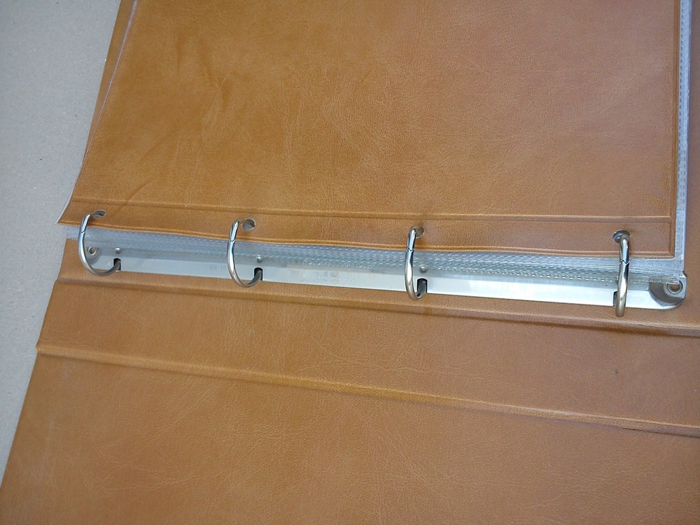 Royal Mail Presentation Packs Album Binder Stamp 14 Sheets Storage EMPTY Beige