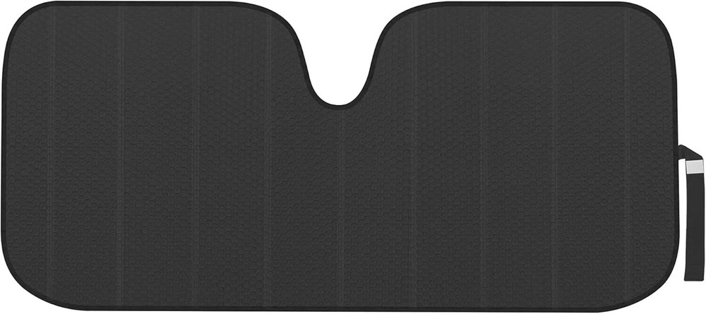 Motor Trend Auto Sun Shade - BLACK Jumbo Windshield Front Window Protection