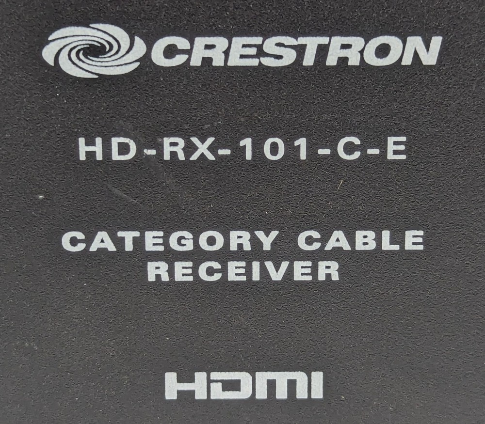 Crestron HD-RX-101-C-E HDMI Category Cable Receiver 4K Video Extender Module