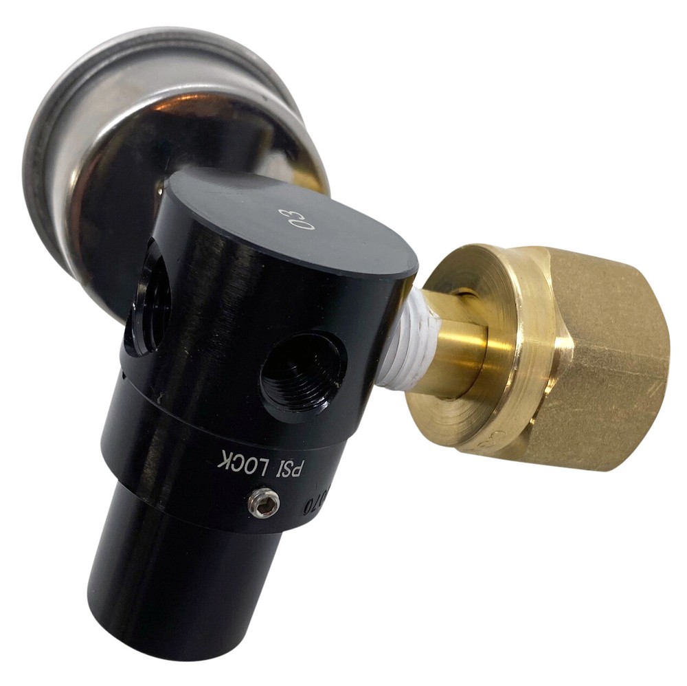 Co2 Air Shifter Compact Mini Aluminum Fixed Regulator 125 PSI