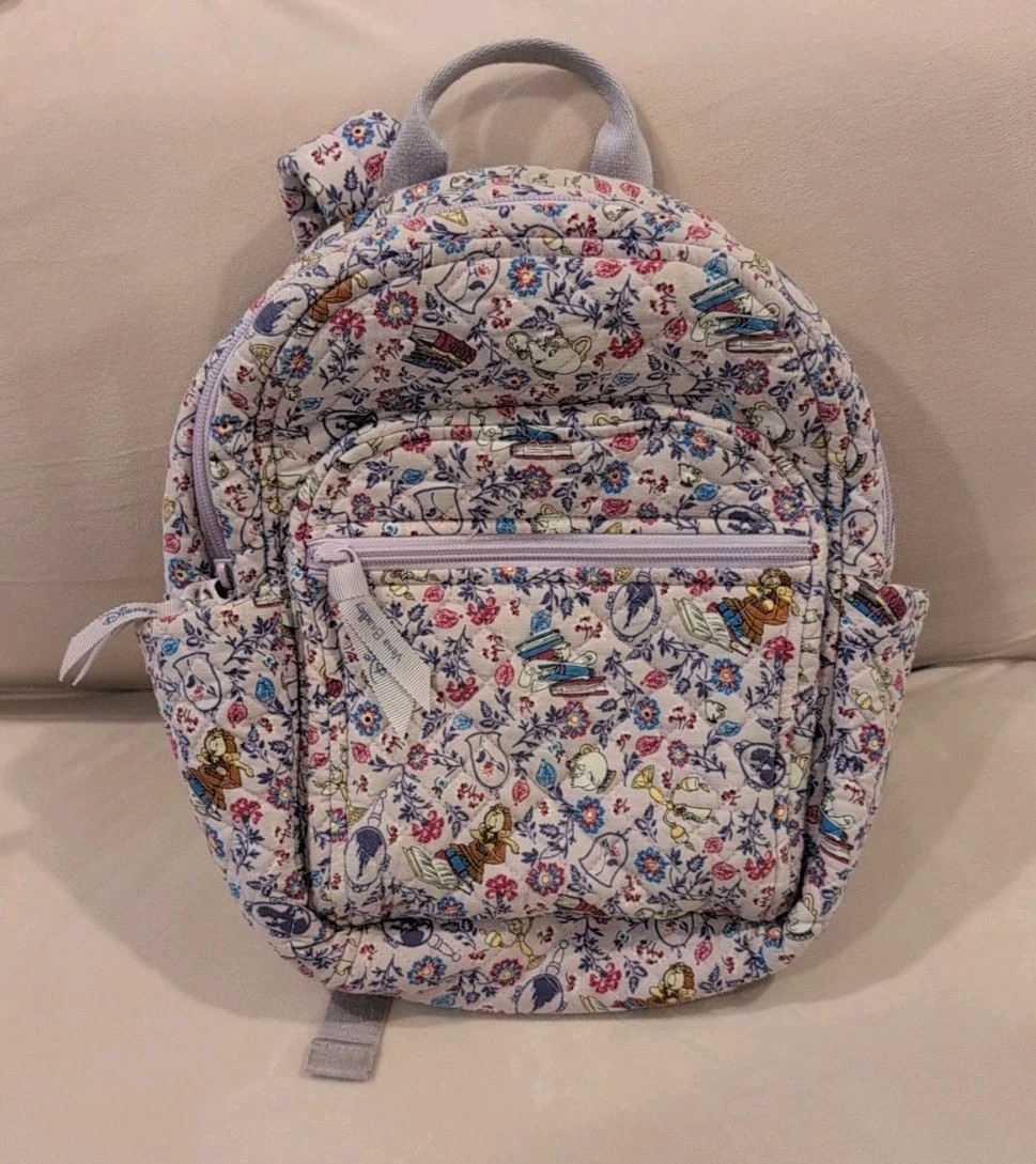 Vera Bradley Disney's Belle & Friends Mini Campus Backpack