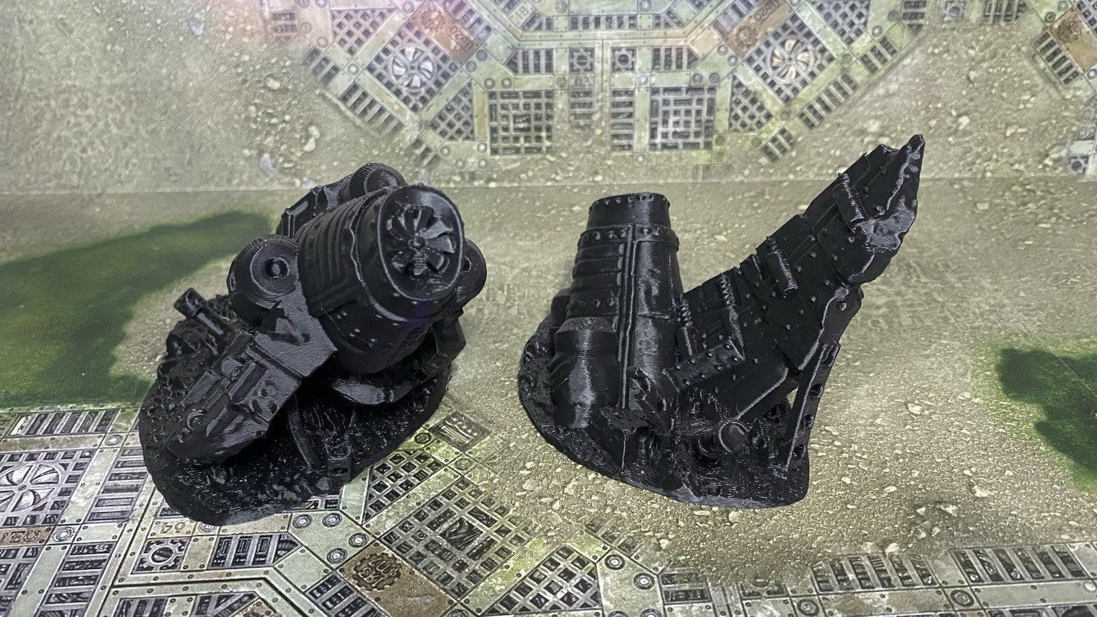 Tabletop Terrain: Crashed Planes\Scatter Terrain Warhammer 40K Compatible -7 PCS