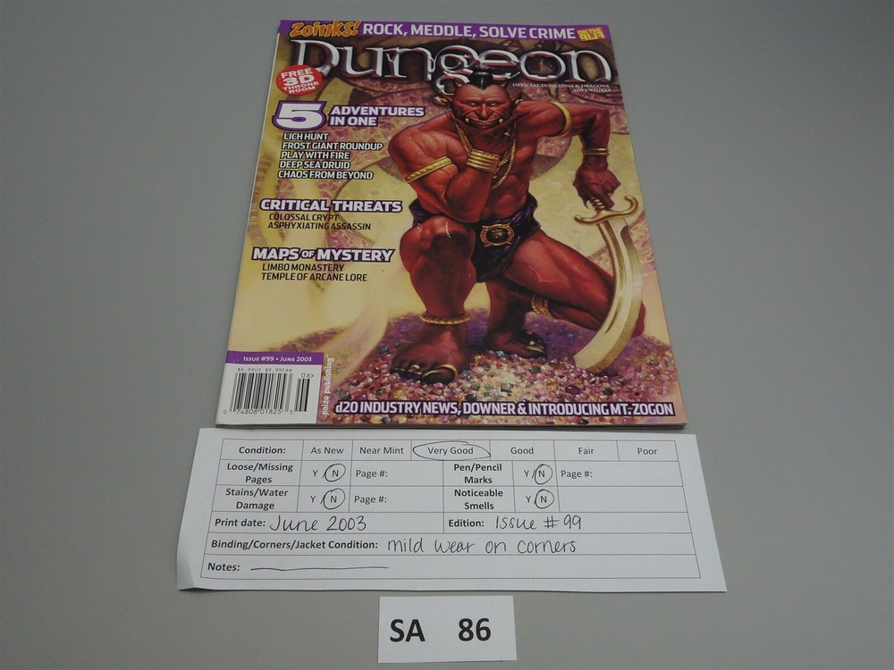 Dungeon Magazine: Issue # 99 (TSR)