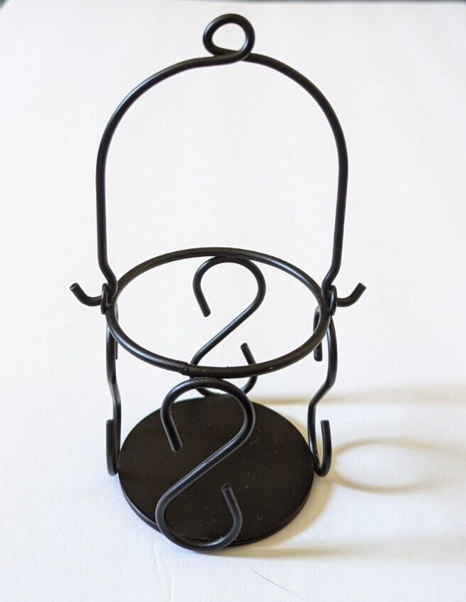 Black Metal Hanging Candle Holder