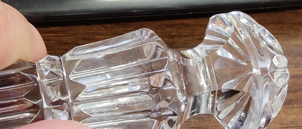 Waterford Cake & Pie Server w Crystal Handle & Serrated Stainless Blade