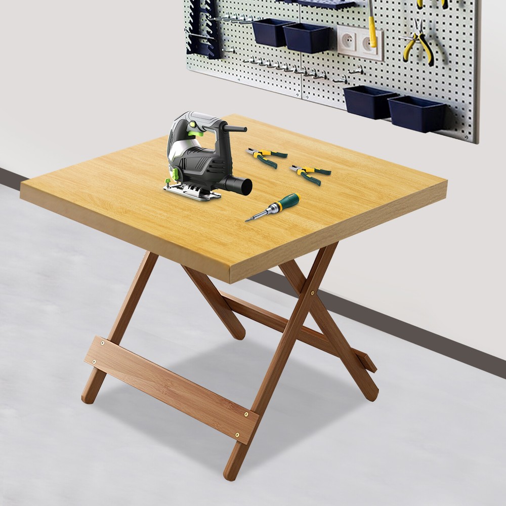 US Wood Color 75x75x3.5cm Adjustable Workbenches Tabletop Rectangular Countertop