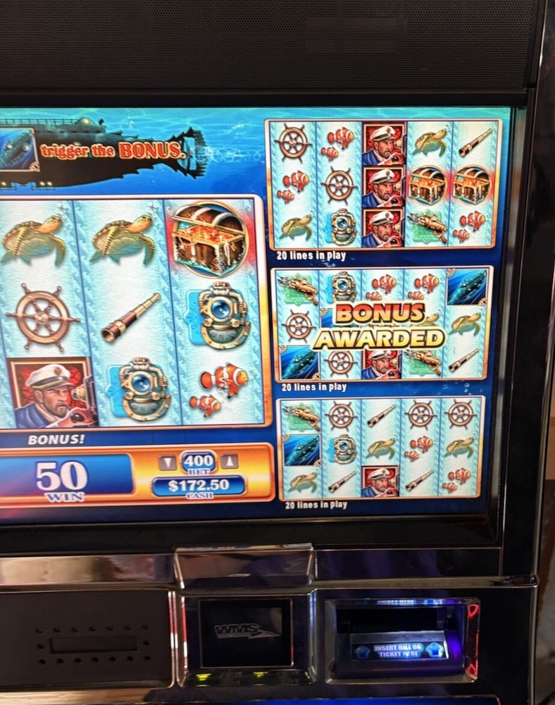 WMS BB2 NAUTILUS SLOT MACHINE SOFTWARE GAME CARD ONLY MULT GAME PLAY STYLE
