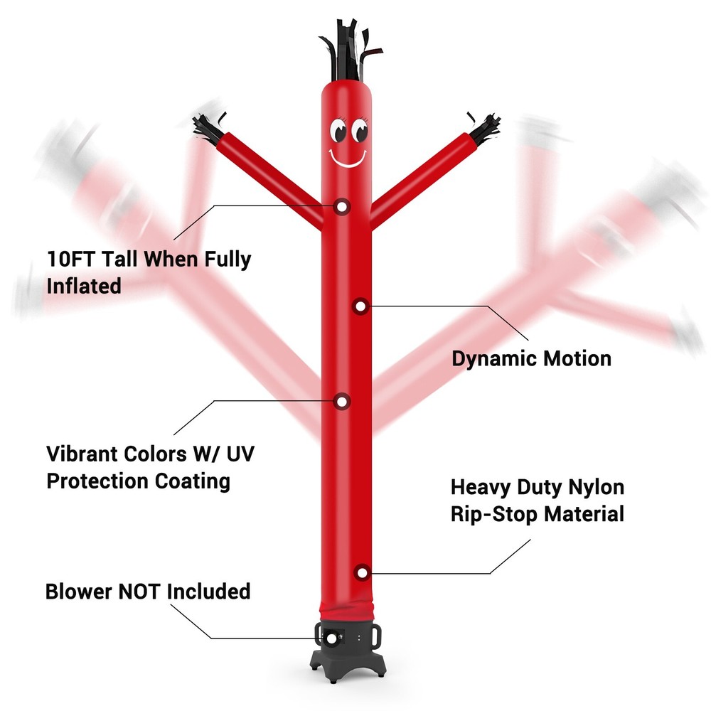 MOUNTO 8ft Air Inflatable Dancer Replacement – Dancer Only, Blower Not Included!