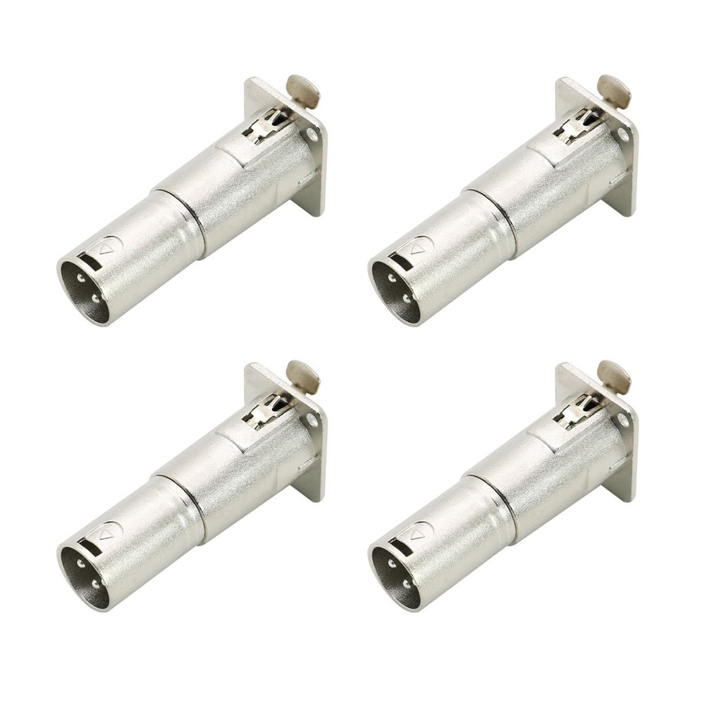50 V Max. 2.5 mm² (14 AWG) Audio Studio Amp Panel Mount Connector Adapter Plug