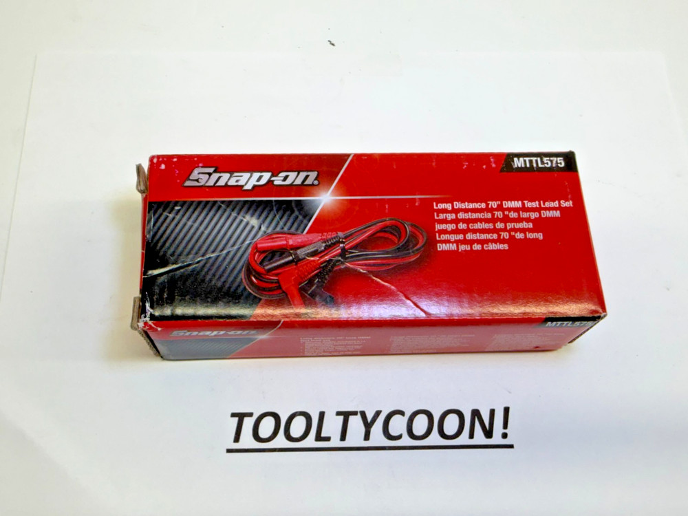 Snap-On Tools NEW Multi Meter Test Lead Set MTTL575