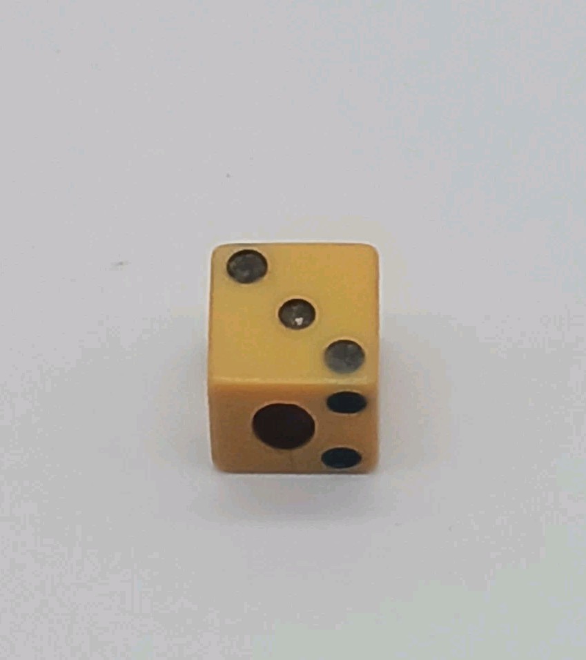 Vintage Bakelite Die Dice Bead Craft Replacement