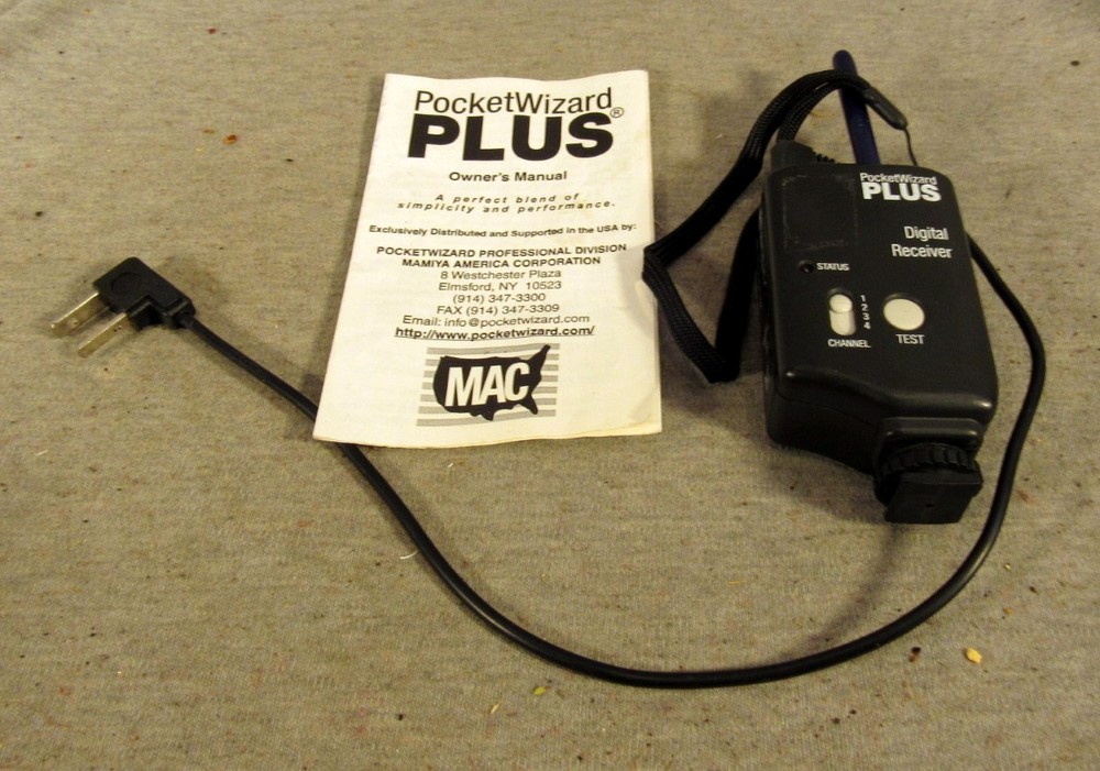 MAMIYA MAC POCKET WIZARD PLUS WITH MANUAL (EZS002270)
