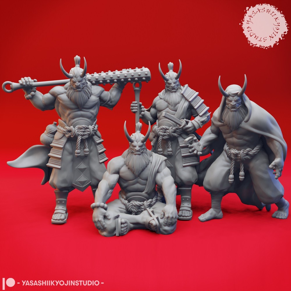 Oni - 32/54mm Miniature for Tabletop RPGs (DnD, D&D, Pathfinder)
