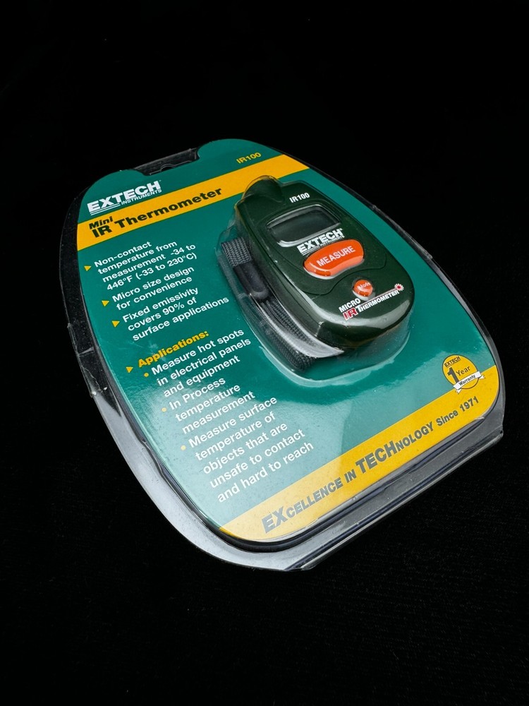 Extech IR100 Mini IR Thermometer, Measures Temperature