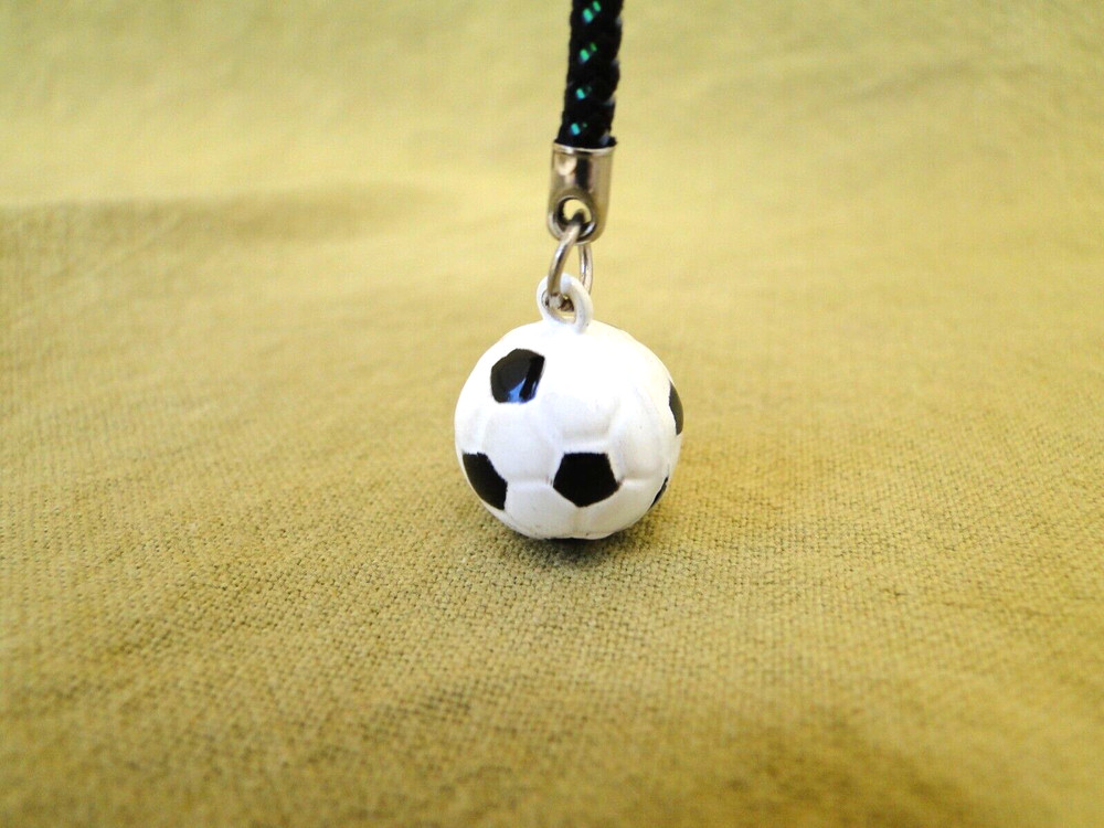Soccer Ball Charm Bell Strap