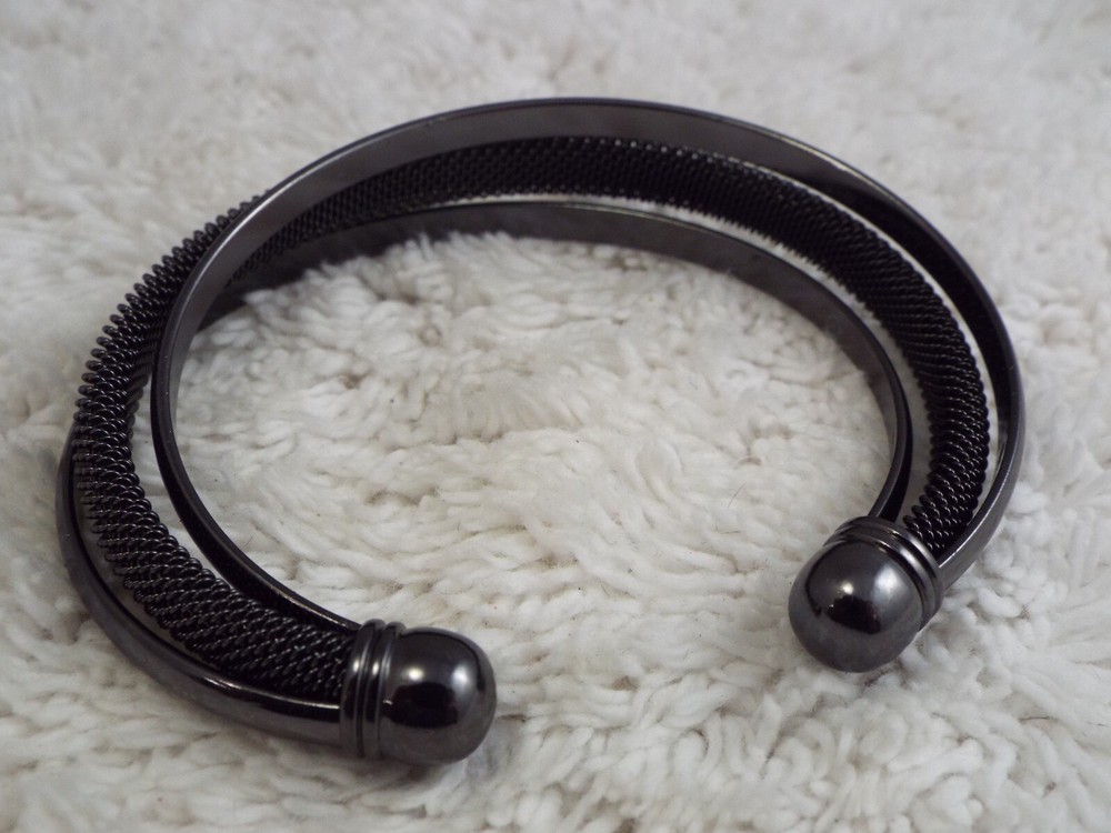 Gunmetal Cuff Bracelet (C71)