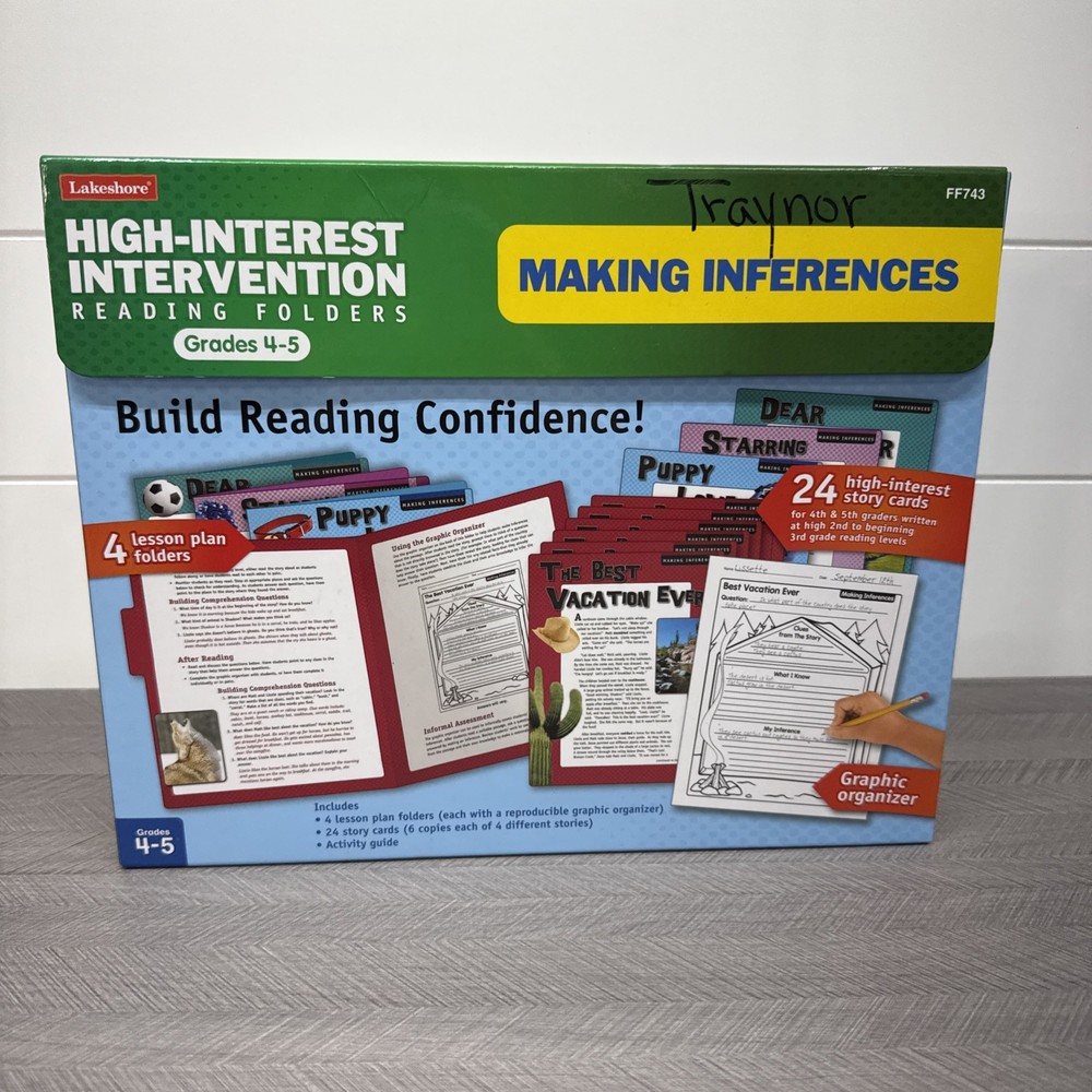 Lakeshore High Interest Intervention Reading Folders Making Inferences