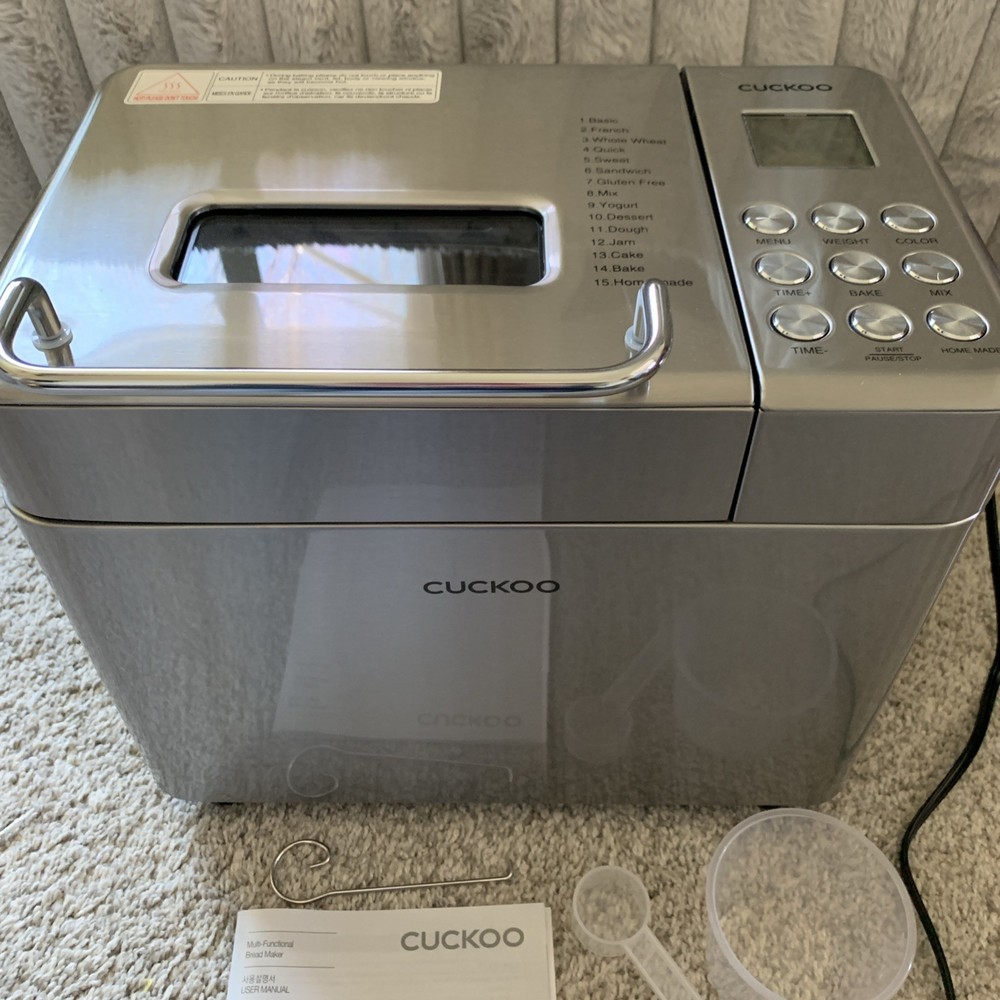 Cuckoo 2.2 lb. Multifunctional Bread Maker (CBM-AAB101S)