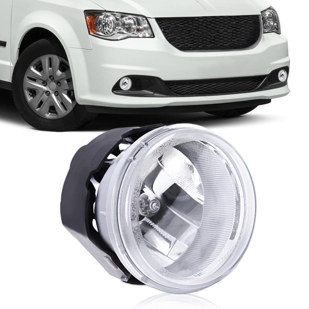 Fog Lights Assembly for Grand Caravan 2011-2017 Halogen Clear 2Pcs