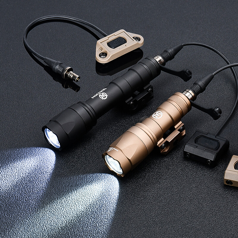 HuntingTactical M300 M600 Flashlight ModButton Remote Switch Airsoft Torch Light