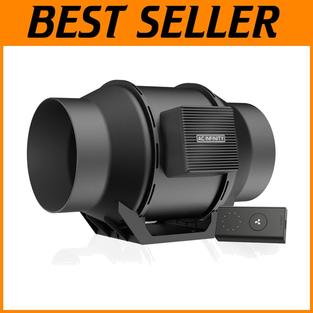 CLOUDLINE A6 Quiet Inline Duct Fan - 6" Ventilation Exhaust