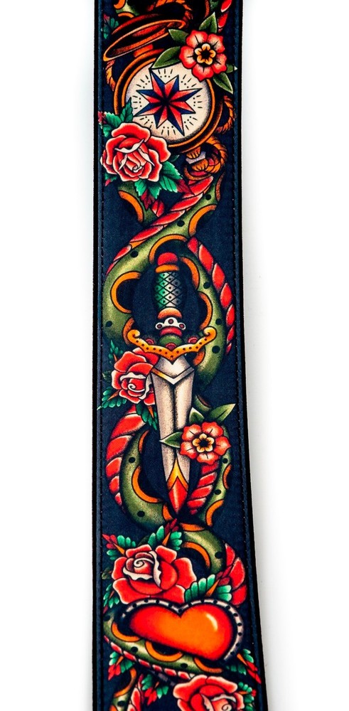 RightOn! Mojo Tattoo Guitar Strap