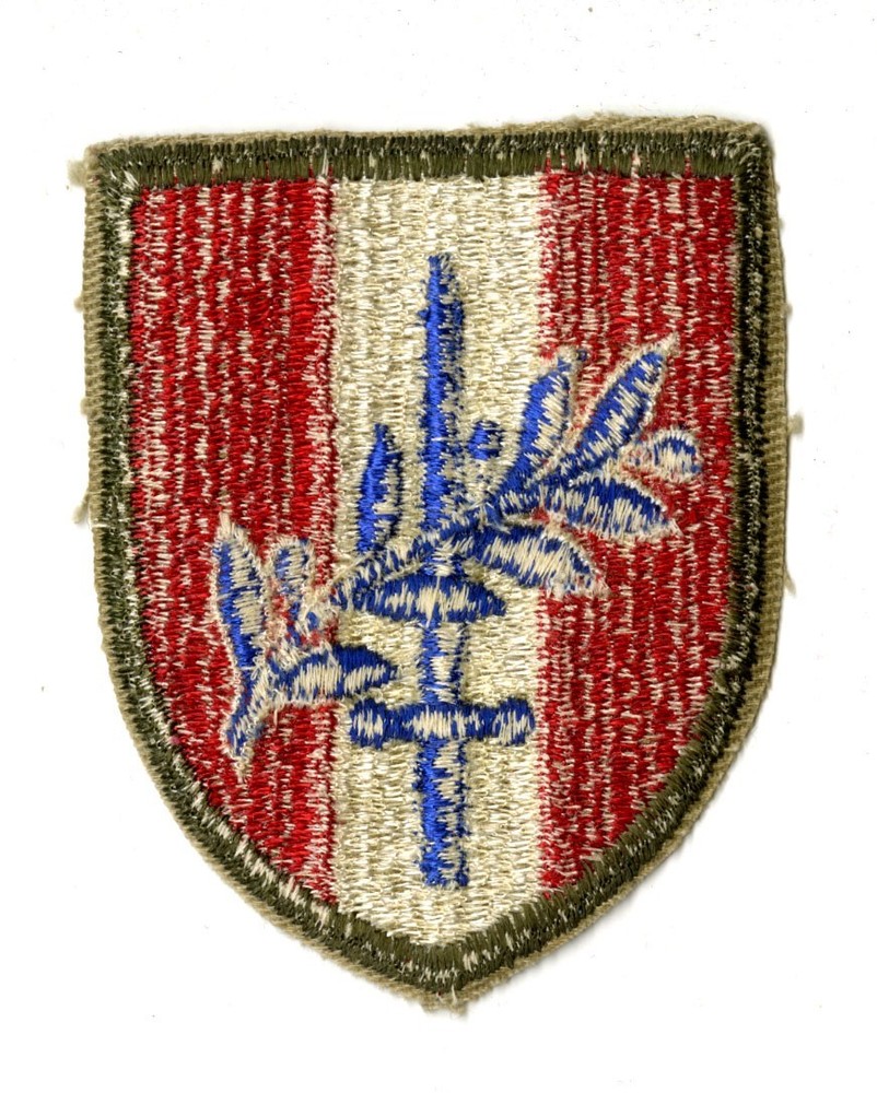 Austria Occupation White Back Patch Cut Edge Vintage